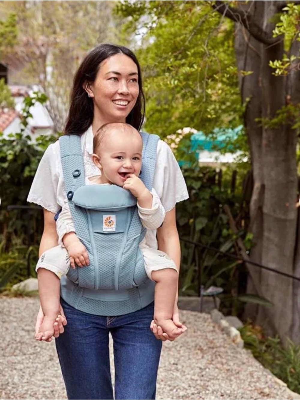 Ergobaby Omni Breeze Carrier in Slate Blue - Like New